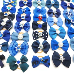 10/20pcs Pet Dog Hair Accessories Dog Bows with Pearl Diamond Dog Bowknot Pet Grooming Hair Bows for Small Dogs Accessoreis