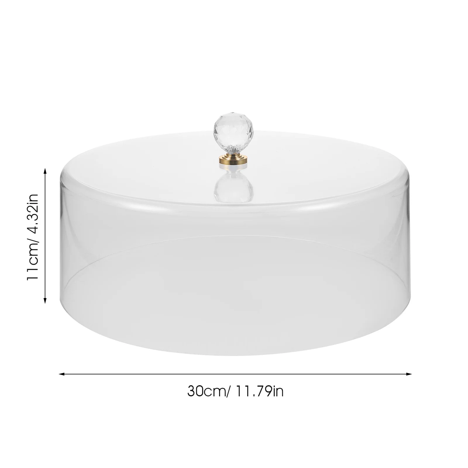 Прозрачная акриловая крышка для торта, многоразовая пылезащитная крышка для еды, стильная купольная крышка для торта на свадьбу, день рождения, акриловая крышка для еды