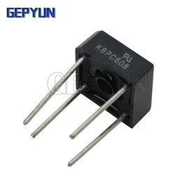 5pcs free shipping KBPC608 800V 6A Diode bridge rectifier