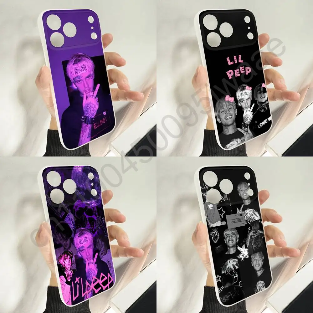 

Rapper Singer L-Lil Peep Phone Case For iPhone 11,16,15,14,13,17,12,Plus,E,Air,Mini,Pro,Max Magnetic Magsafe Soft Cover