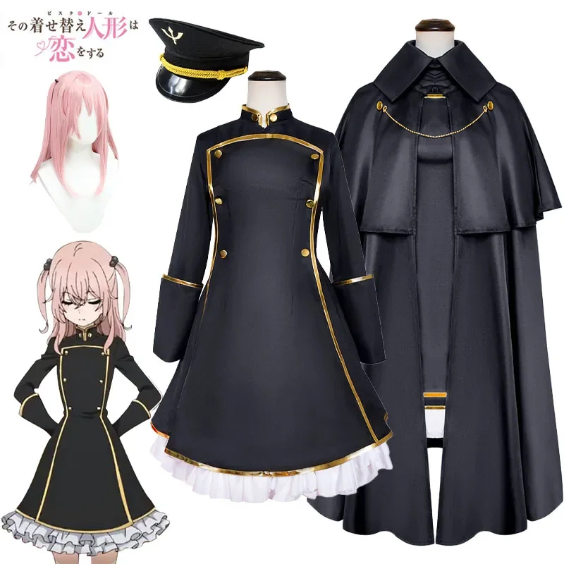 

My Dress-Up Darling Inui Sajuna Cosplay Costume Wig Inui Sajuna Uniform Hat Outfits Halloween Carnival Role Play Uniform Women