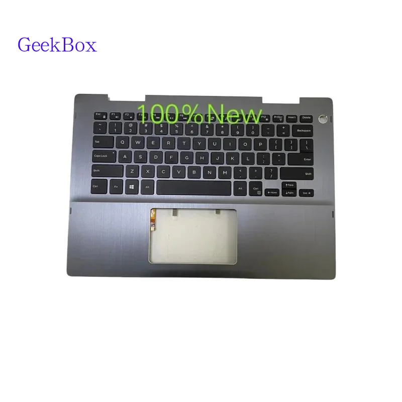GK New 09VMHF 9VMHF For Dell Inspiron 5482 5485 5491 Palmrest Backlit Keyboard