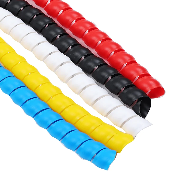 

1/3/5Meters 8mm ~ 35mm Line Organizer Pipe Protection Flexible Spiral Wrap Winding Cable Wire Protector Cable Sleeve Cover Tube