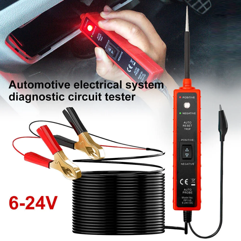 6-24V Car Auto Digital Power Probe Circuit Electrical Tester Test Device System