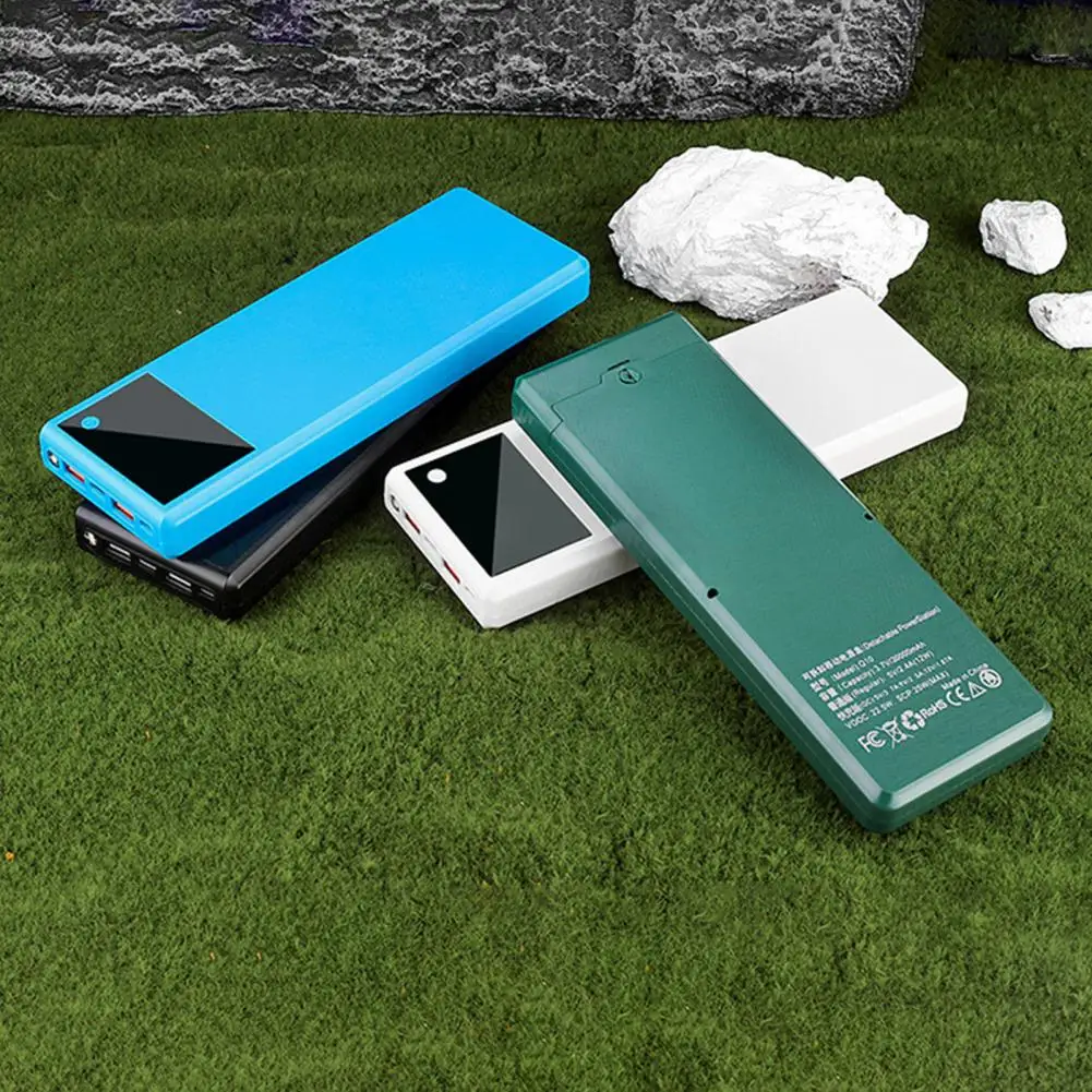 Power Bank Box Safe 10x18650 Batteries Replacement Power Bank Shell Solderless DIY Mobile Power Case for Cell Phone