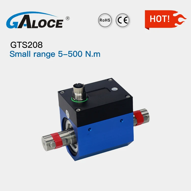 GTS208 Dynamic Micro Rotary Torque Sensor for Motors and Dynamic Torque Measurement 5Nm 100Nm 200Nm 500Nm