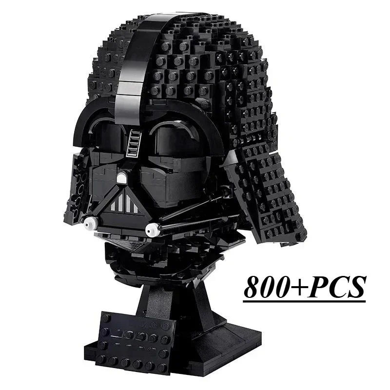 

Горячие игрушки из фильма, космический корабль Dasveida, шлем, бюст, мальчик, звезда, сборка, строительные блоки, кирпичи, модель, совместимая 75304, подарки на день рождения для детей