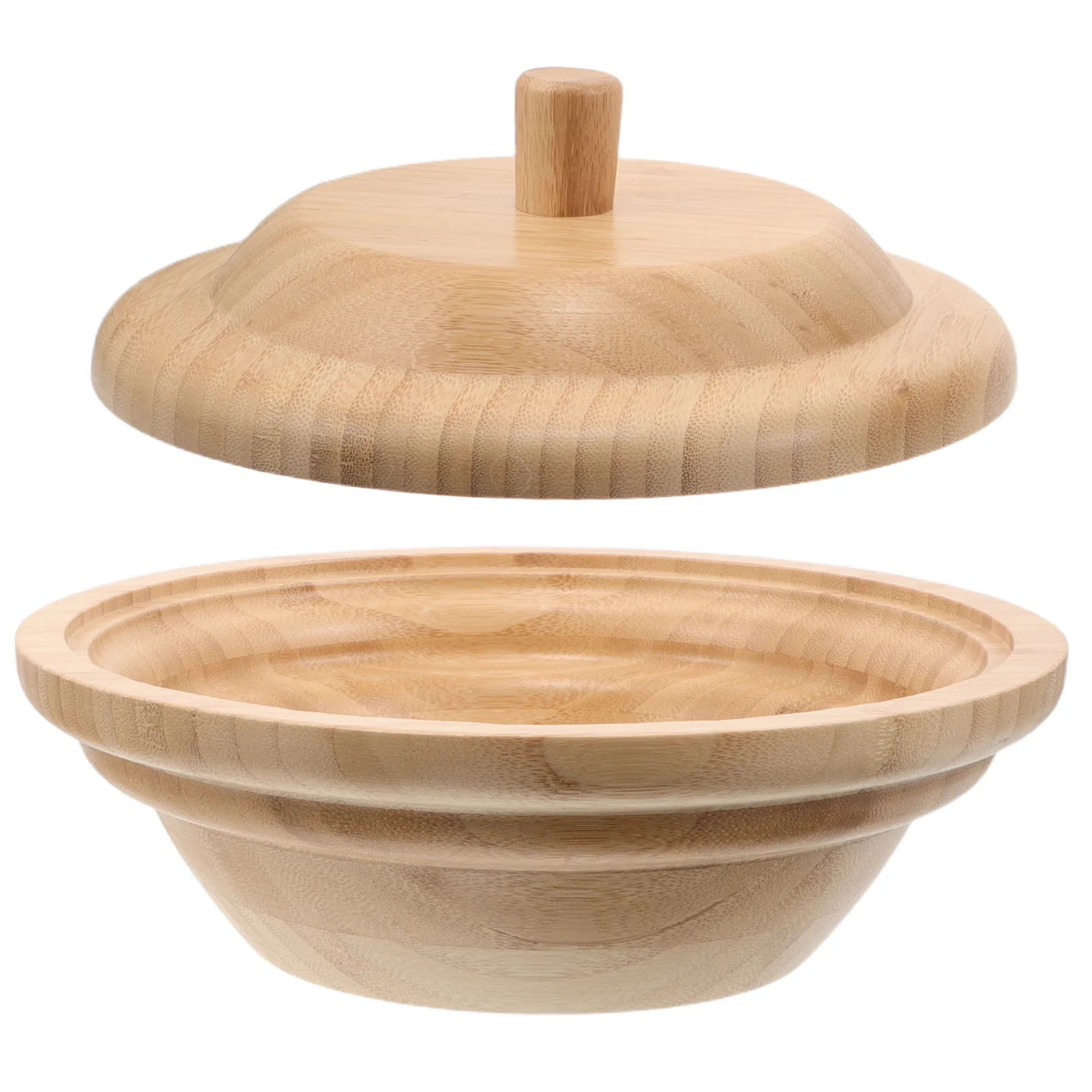 

Stylish Cream Storage Bowl Set Includes 2 Stackable Fruit Salad Serving Bowls Finish Kitchen Dining Decor