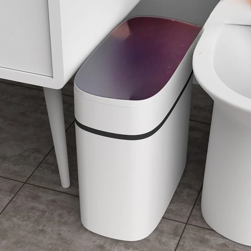 Intelligent induction trash can automatic opening with lid large capacity household bathroom toilet special kitchen bedroom