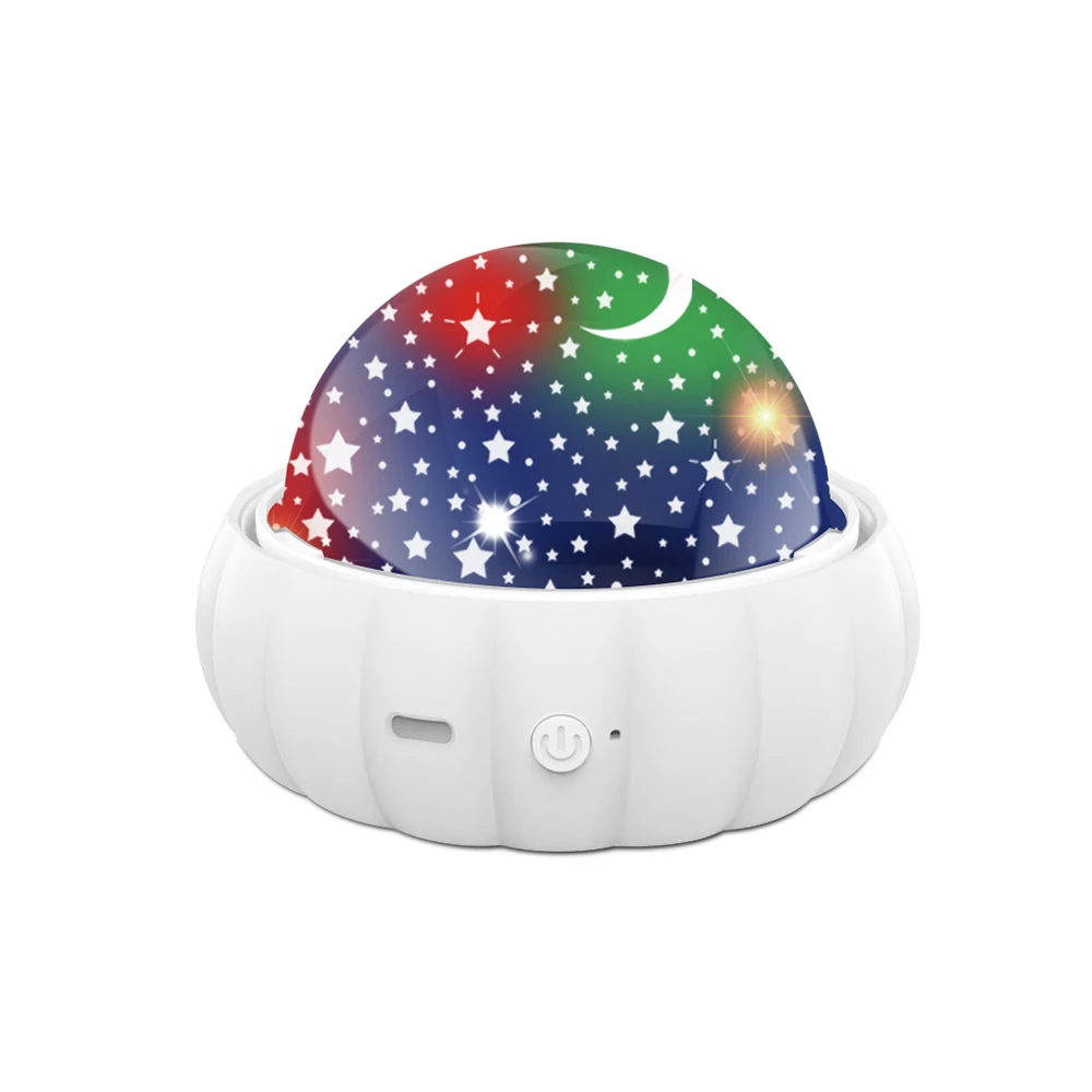 Star Sky Rotating Starry Lamp Atmosphere Lamp Kid Gift Ball LED Ambient Neon Light Projector For Baby Room Decoration Home Decor