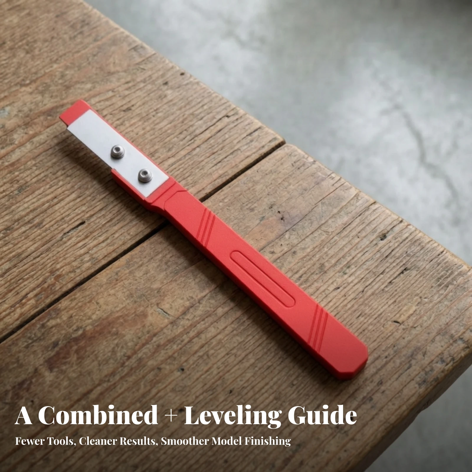 Sanding-Step Scraper Versatile Stepped-Edge Scraper Tool Comfortable Easy to Use for Model Makers