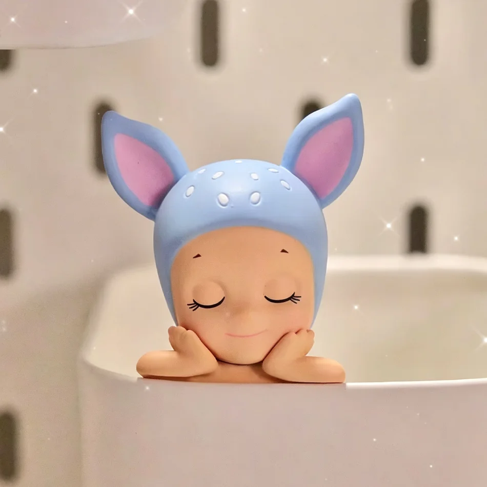 Lying Angel Sleep Series Blind Box im erhöhten Fußstil, trendige Spielzeugfigur, Handyhalter, Zimmer- und Auto-Ornament – Detail 11