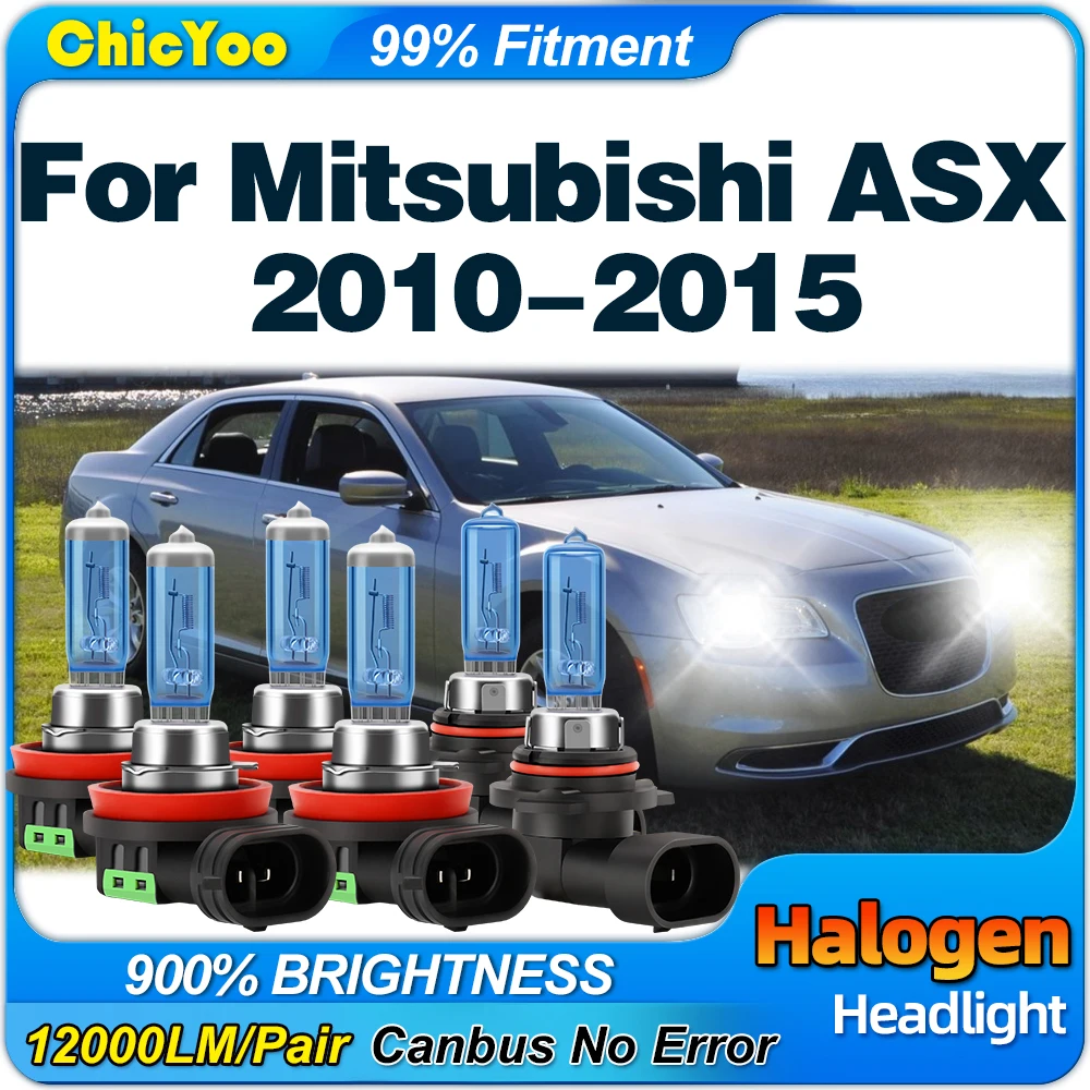 

Car Halogen Headlight 30000LM +900% Bright Auto Headlamps Bulbs 12V Fog Lights For Mitsubishi ASX 2010 2011 2012 2013 2014 2015