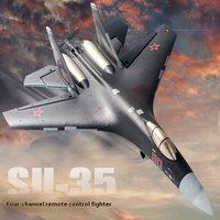 New Four Channel Su35 Remote Control Aircraft Su35 Simulation Fixed Wing Remote Control Foam Aircraft Qf009 Model Glider Toy