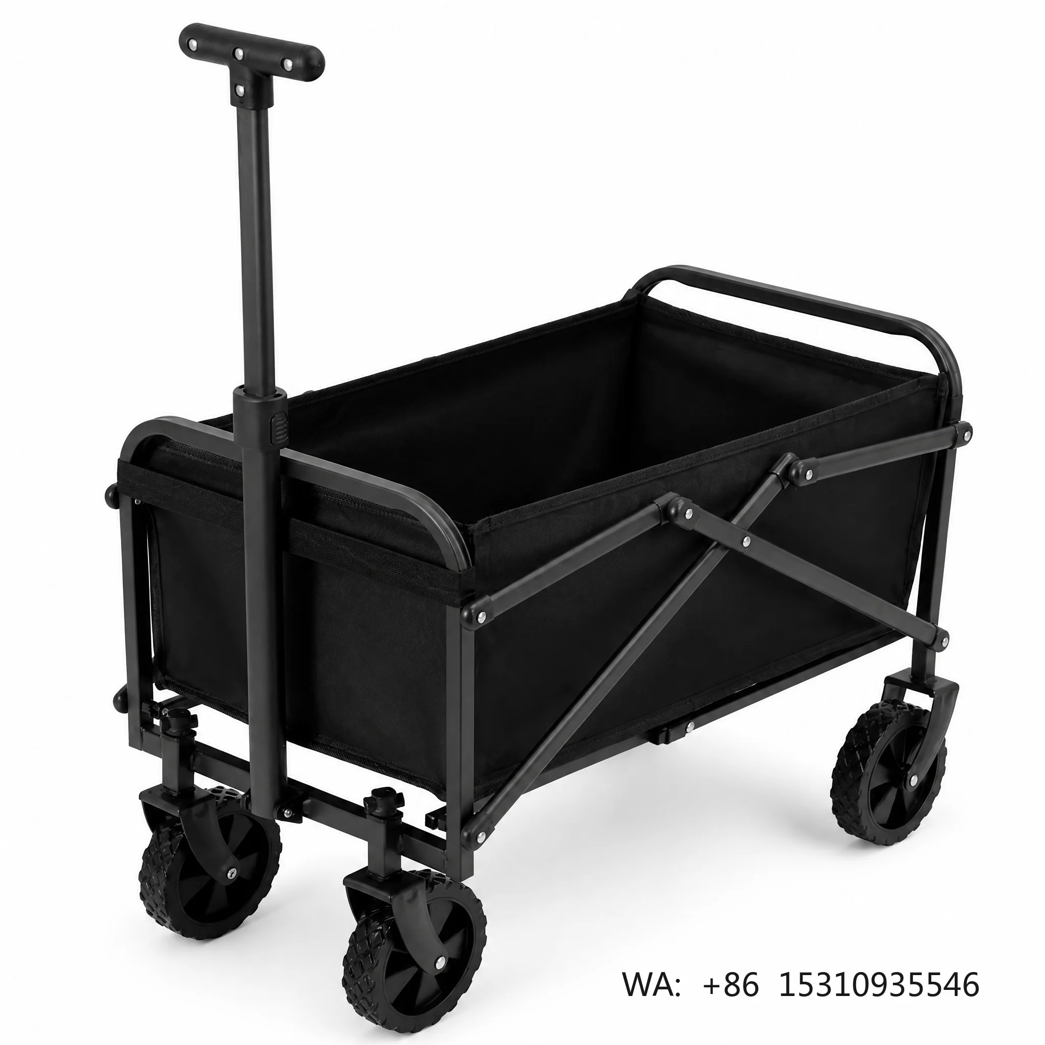 Factory Wholesale OEM 5 inch Lightweight Mini Folding Camping Wagon Oxford Cloth Portable Outdoor Picnic Shopping Trolley Cart