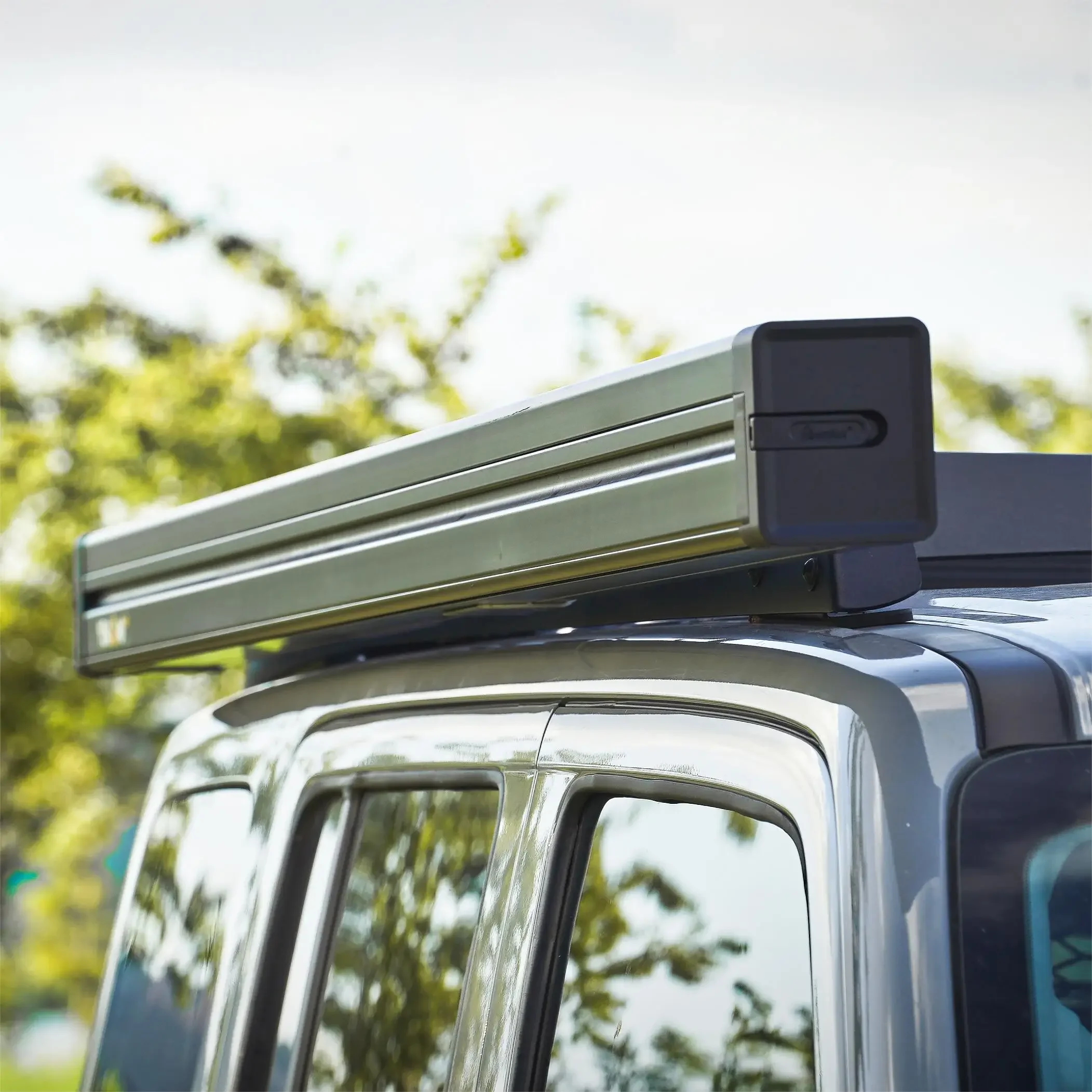 FÜR 2,5*2,5 m Autodach 4x4 4wd schnell offener Sonnenschutz einziehbare Fahrzeugseitenmarkise für Auto
