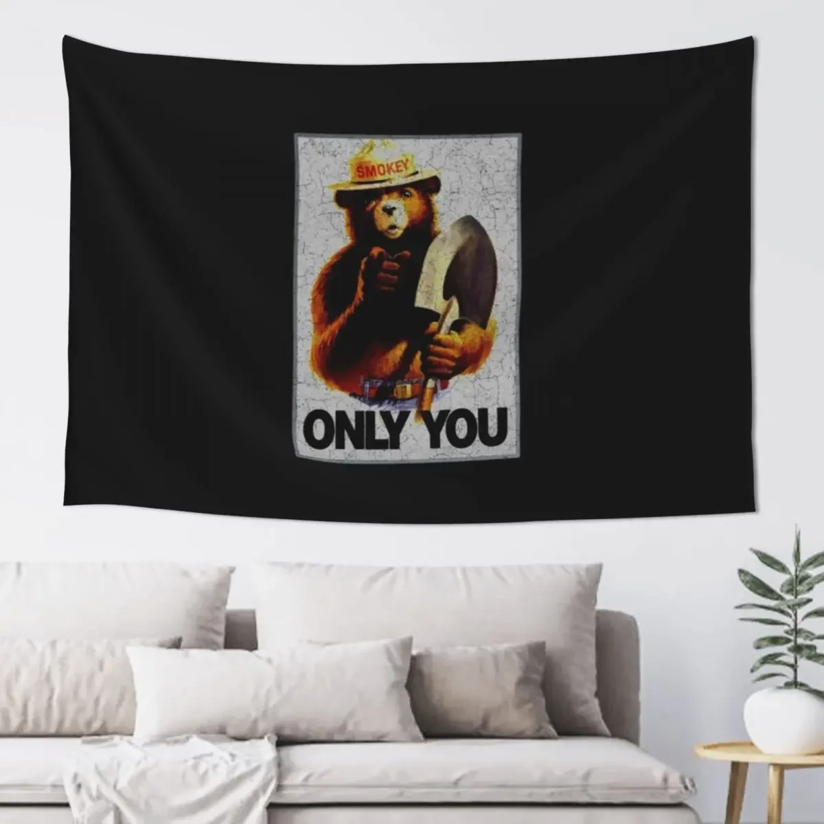 

Classic Smokey Bear Tapestry Christmas Decoration Decoration Home Nordic Home Decor Room Decorations Tapestry