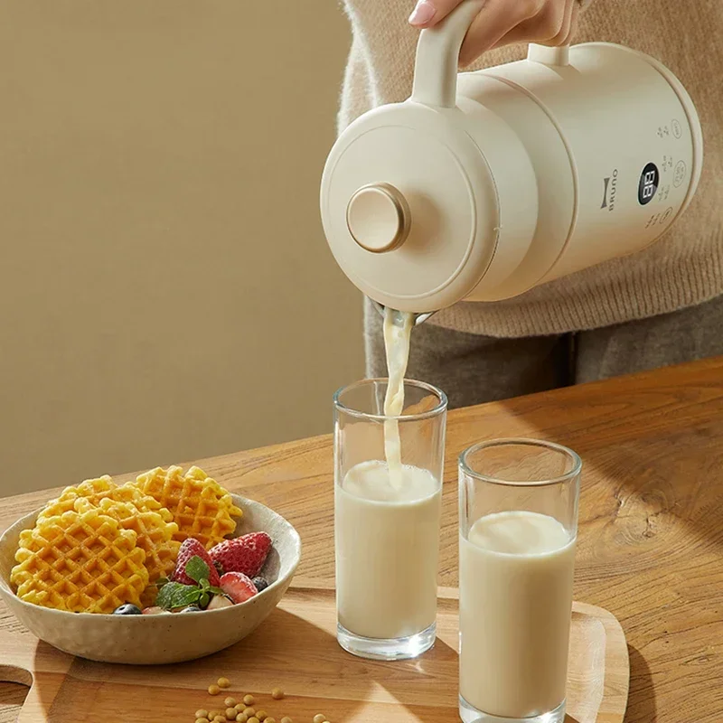 Machine à Casser le Lait de Soja de 600ml, Appareil de Cuisson Multifonction pour le Petit Déjeuner