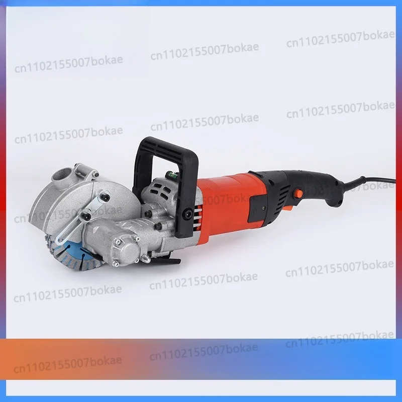 Wall concrete, stone, cement slotting machine for one-time installation of water and electricity