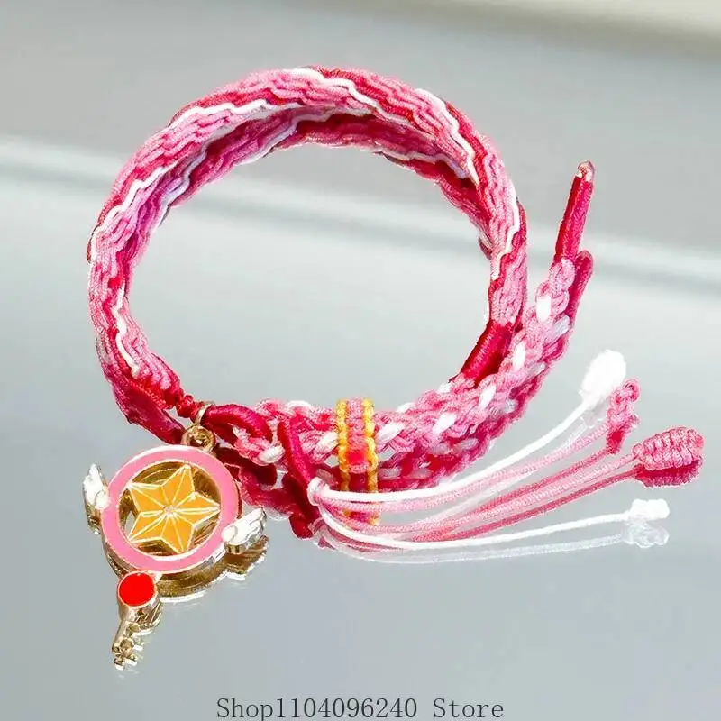 أنيمي لعبة كينوموتو ساكورا أنيمي لعبة تأثيري سوار للجنسين قلادة أساور مجوهرات اكسسوارات هدايا