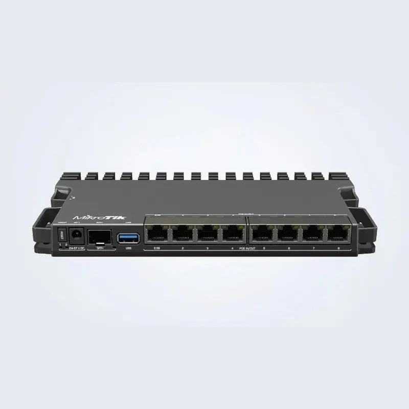 Wired Router for Mikrotik, RB5009UG + S + IN 9-Port 10G, Smart Home, Enterprise ROS Router 1*10G Optical Port+1*2.5G Port