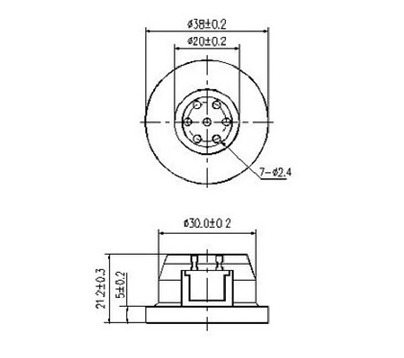 2pcs 38*21mm SD-150 Receiver Speaker Phone Handset Mono SD-38 Microphone Sound Audio Single Track Transmitter Speakers