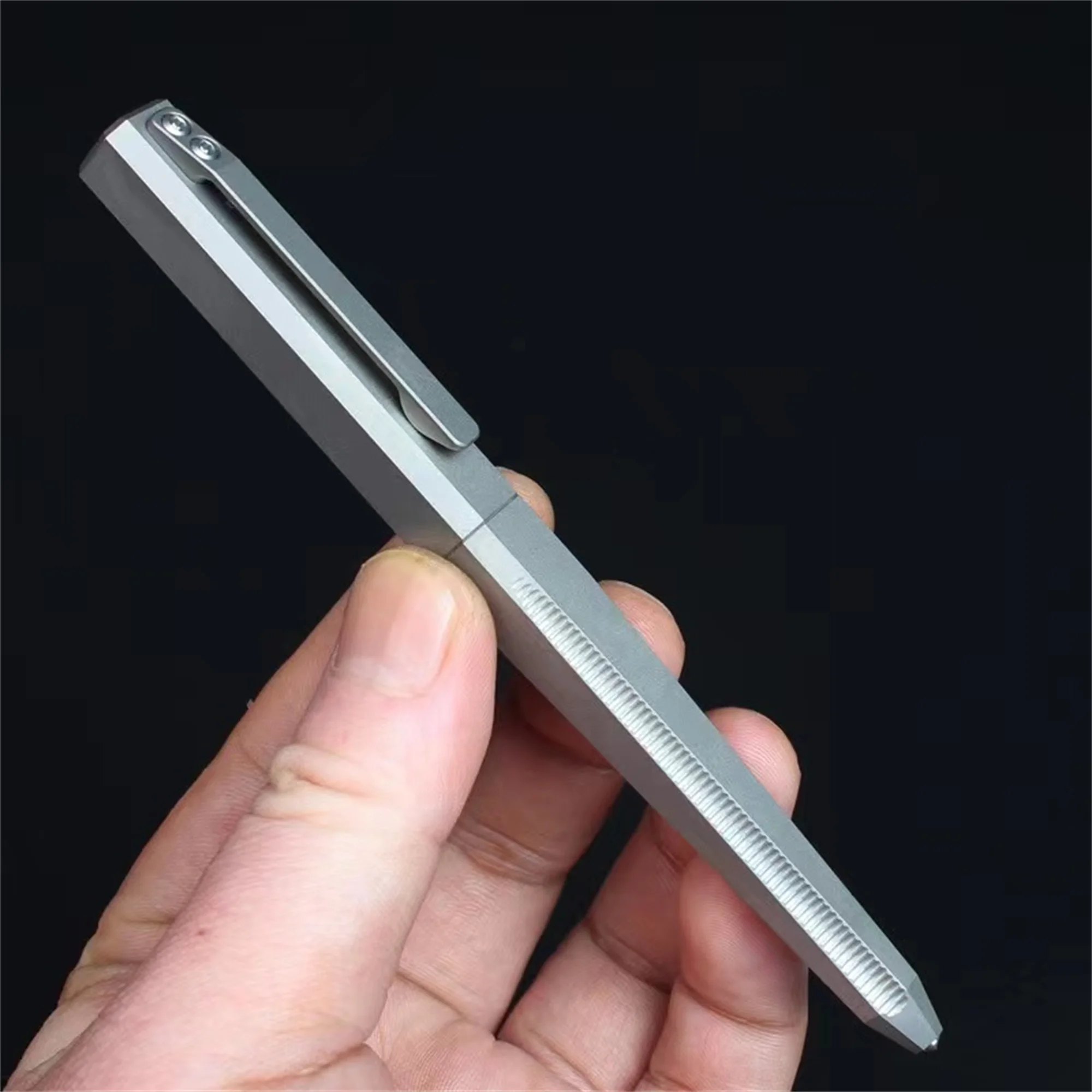 Minimalist Style Titanium alloy Tactical pen EDC Multifunctional Tools  Tungsten Head Business Signature Pen Office Stationey