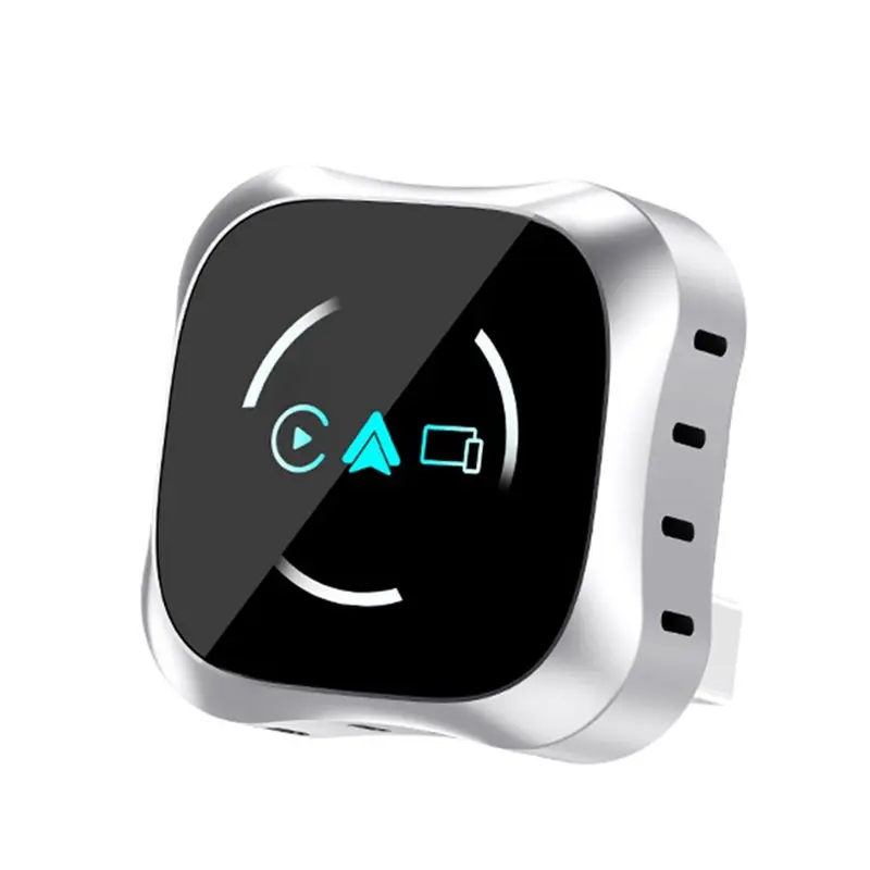 

【A48T HOT】Беспроводной адаптер Carplay 3-в-1 с поддержкой Airplay для IOS и Android Auto, Bluetooth 5.2+ и Wi-Fi 5 ГГц, преобразует проводной Carplay в беспроводной.