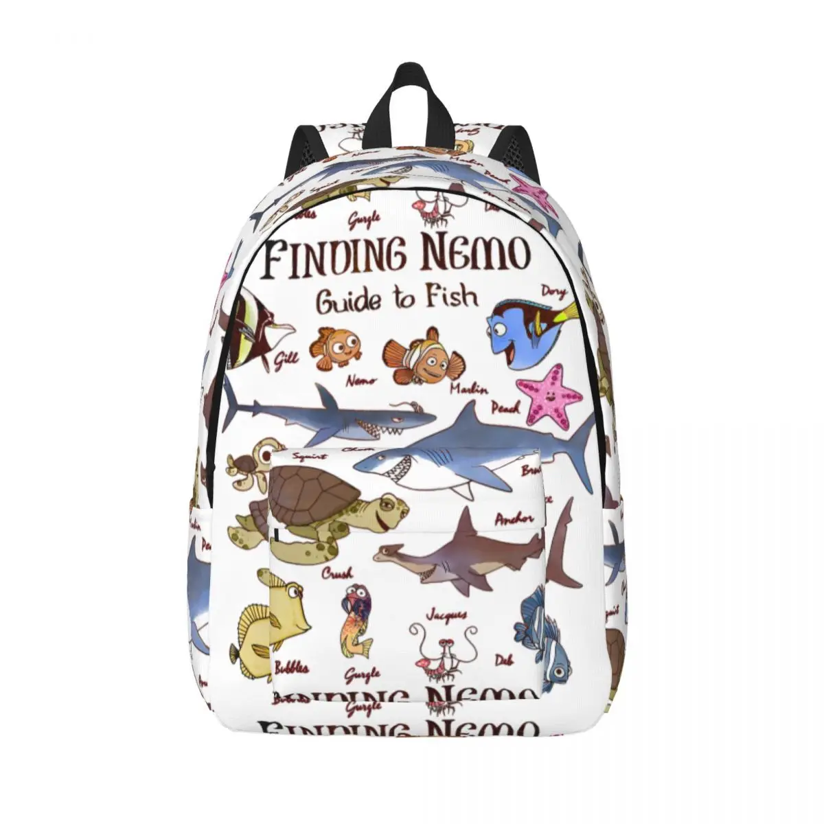 

Повседневный рюкзак с персонажами Немо, уличный школьный рюкзак для пешего туризма, путешествий, рюкзак для мужчин и женщин, холщовые сумки для ноутбука