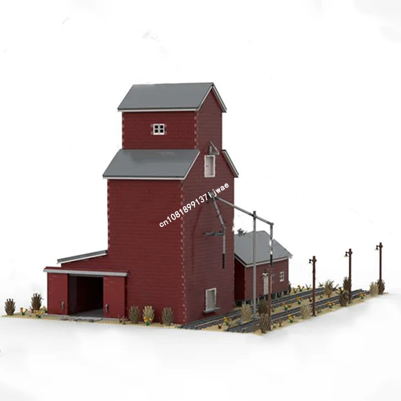 Nieuwe 8359 Stuks Stad Hot Selling Street View Moc Grain Co-Op Huis Model Custom Puzzels Diy Creatieve Ideeën kinderen Speelgoed Verjaardagscadeautjes