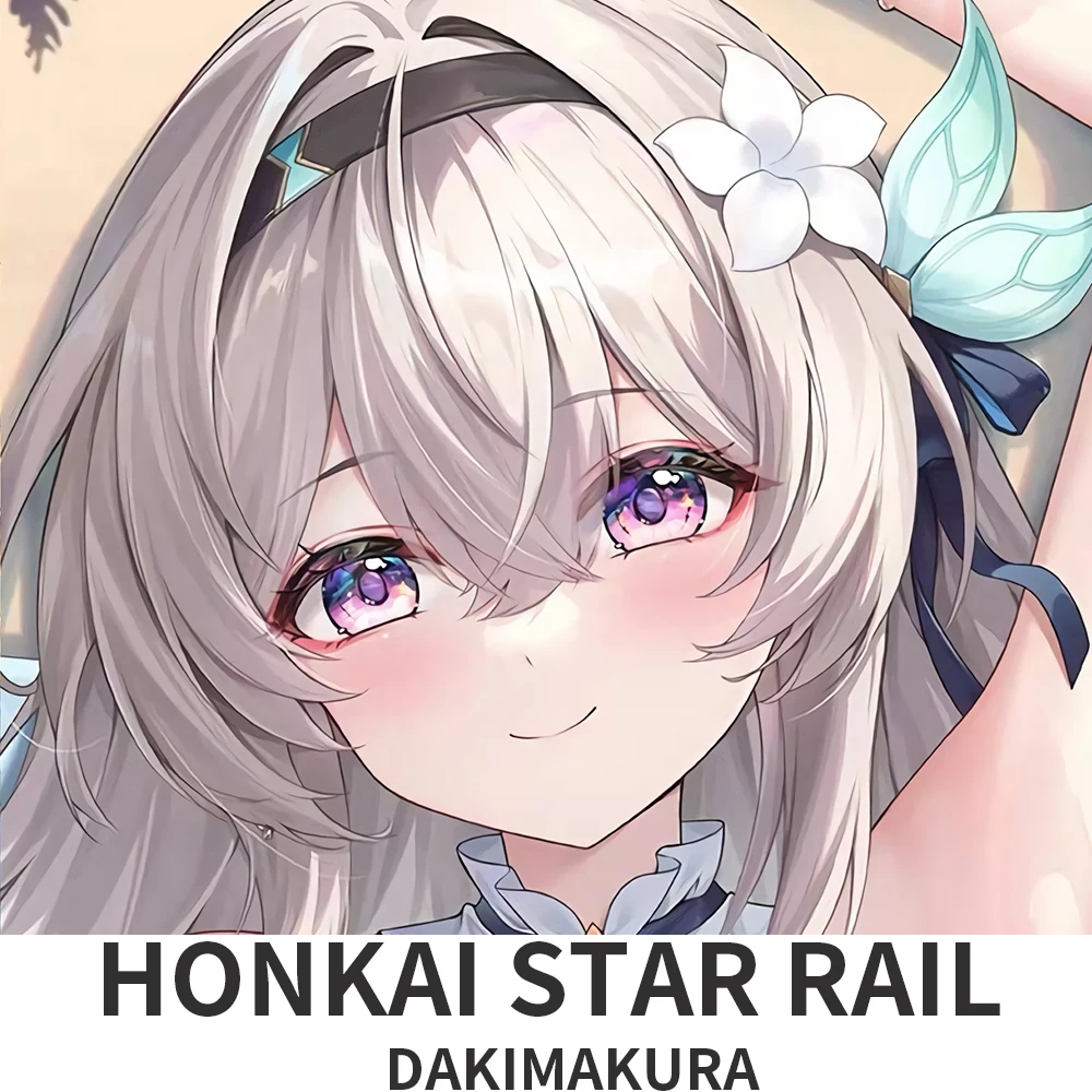 Dakimakura Honkai Star Rail Robin Firefly Anime Style Pattern Pillow Cover Sofa Bed Cushion Case 3