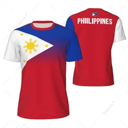 Sports Mesh T-shirt Philippines Flag 4 For Running Bike Soccer Tennis Football Fitness Tees 3D Printed Custom