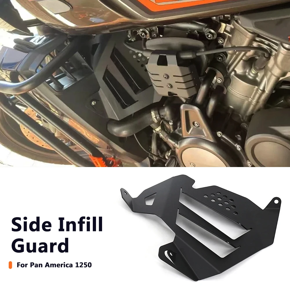 

Motorcycle Left Side Fairing Cover Side Infill Guard Protector Cover Engine Radiator Infill Panel For Pan America 1250 S Special