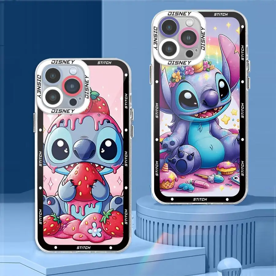 Disney Cartoon Cute Stitch Phone Case for Xiaomi Redmi Note 12 13 Pro Plus 5G 10S 12S 9S 9 11 Pro 11S 10 10 Cover Silicone