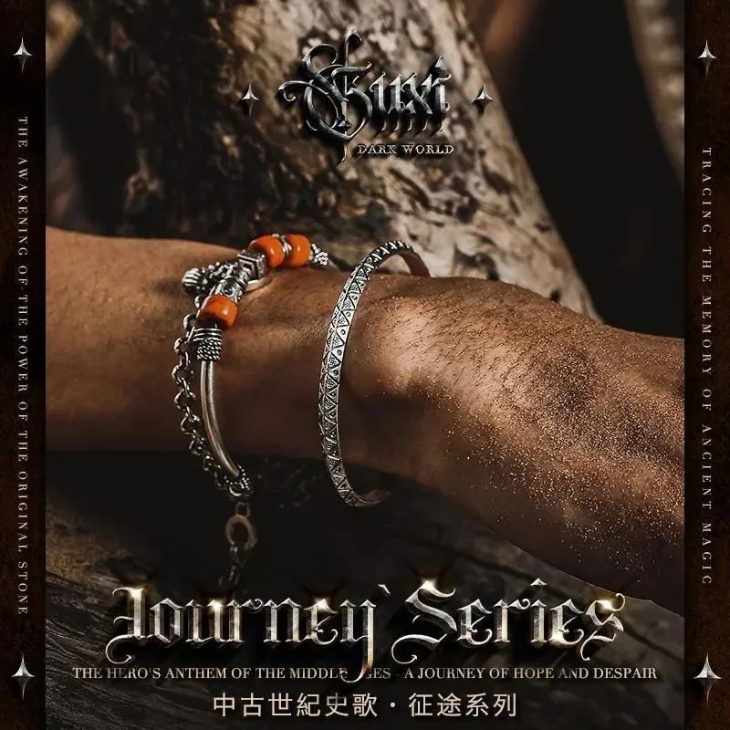 

Men's Retro High-End Niche Gift Bracelet Simple Design Original Jewelry for Boyfriend