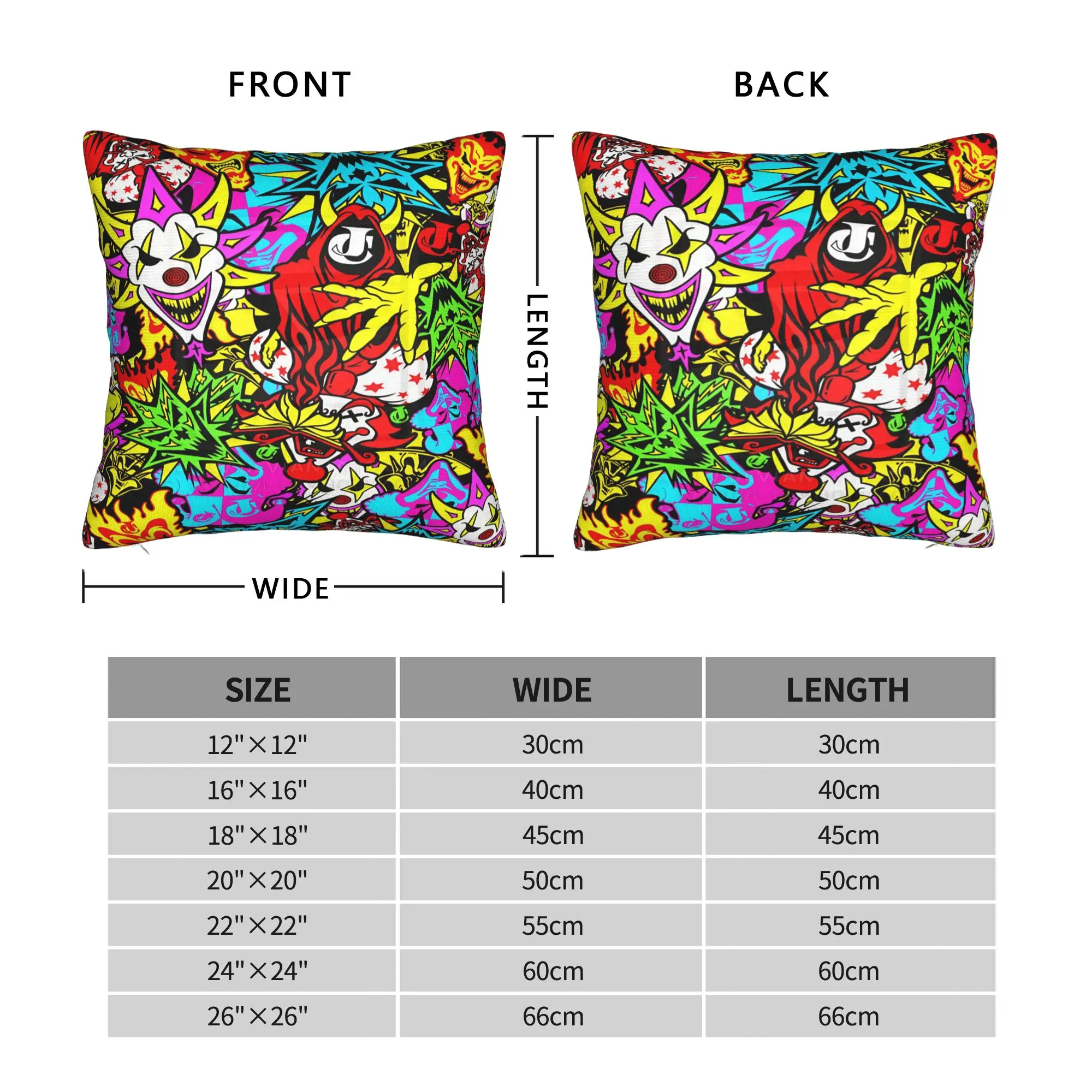 Killer Klowns From Outer Space Wax Pillow Case  Morden Pillow Cover Soft Pillowcases For Living Room Bed Chair