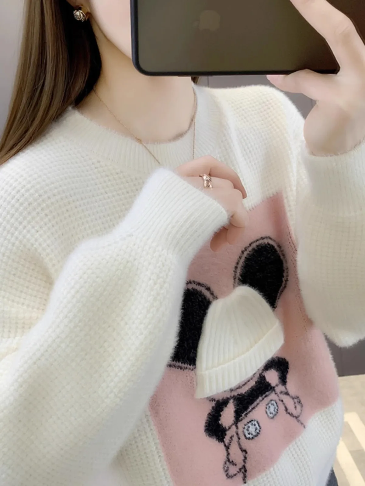 큰 여자아이들을 위한 티엔드 페이스 오트 스웨터 따뜻한 베이스 레이어 3세 중학생 5세 작은 체형...