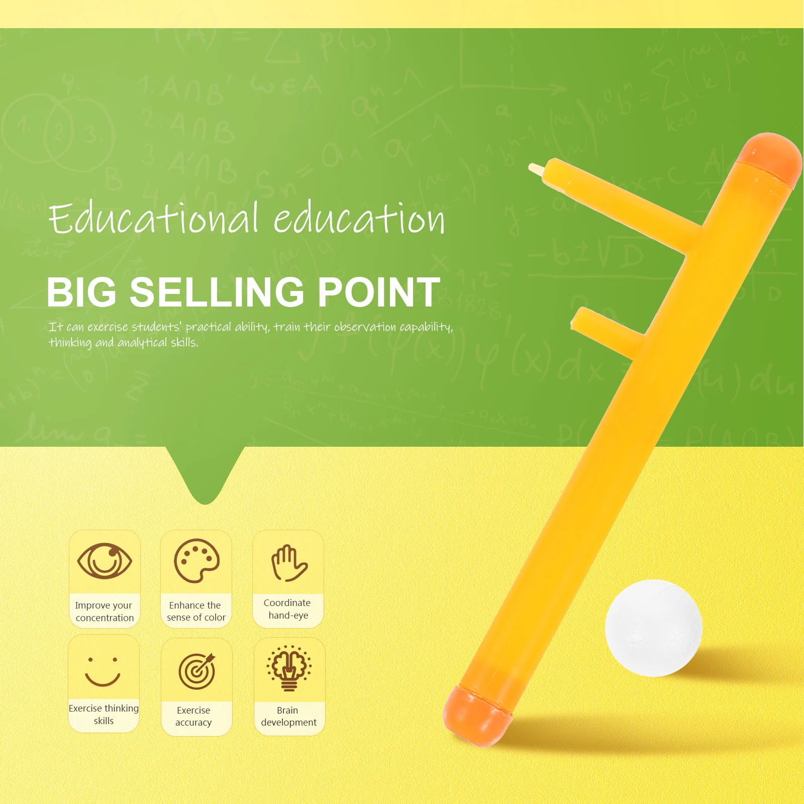 

3Sets Physics Experiment Equipment Floating Ball Tool Improve Observation Educational Gift for Students