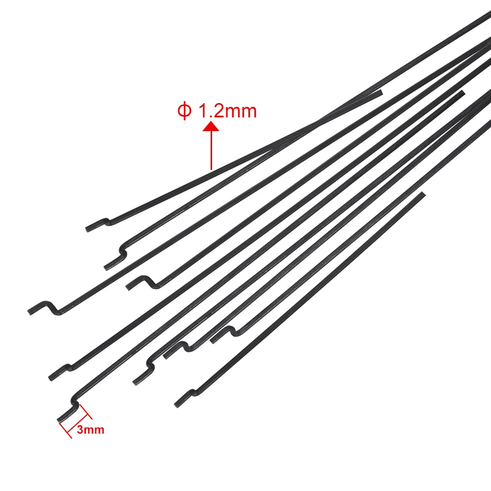 10PCS Z-Type Servo Pull Rod Diameter 1.2mm Length 12/14/16/18/26cm Steel Wire Pull Rod Servo Angle Control Lever For RC Airplane