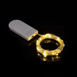 Guirxiété Lumineuse LED en Fil de Cuivre pour Décoration de ix, Boîte Cadeau, Gâteau, Mariage, Noël, Batterie CR2032 62