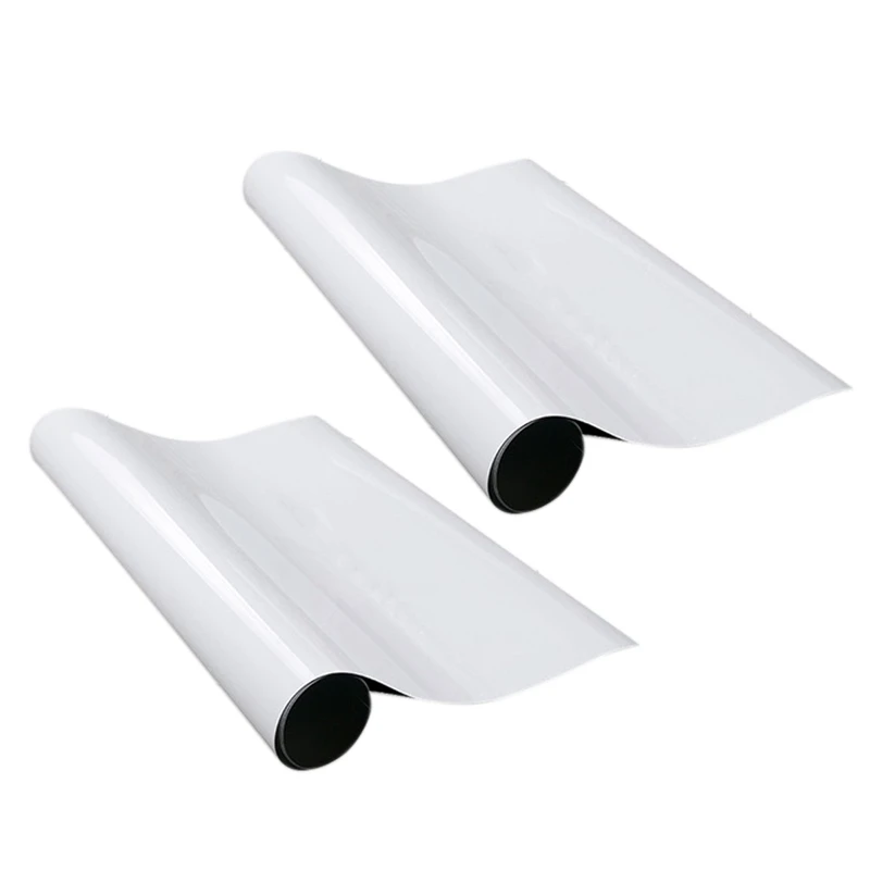 부드러운 마그네틱 화이트 보드 자석 벽 스티커 장식, 지울 수 있는 쓰기 보드 자석, 사무실 마커, 칠판 스티커, 2X