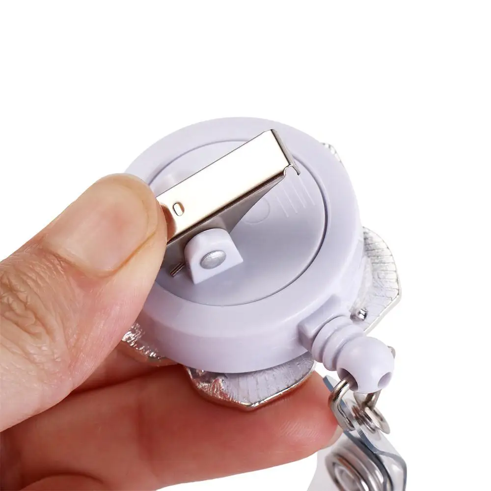 Card Holder Name Tag ID Card Badge Clip Nurse Doctor Retractable Badge Reel Diamond Badge Reel Badge Holder Certificate Clasp