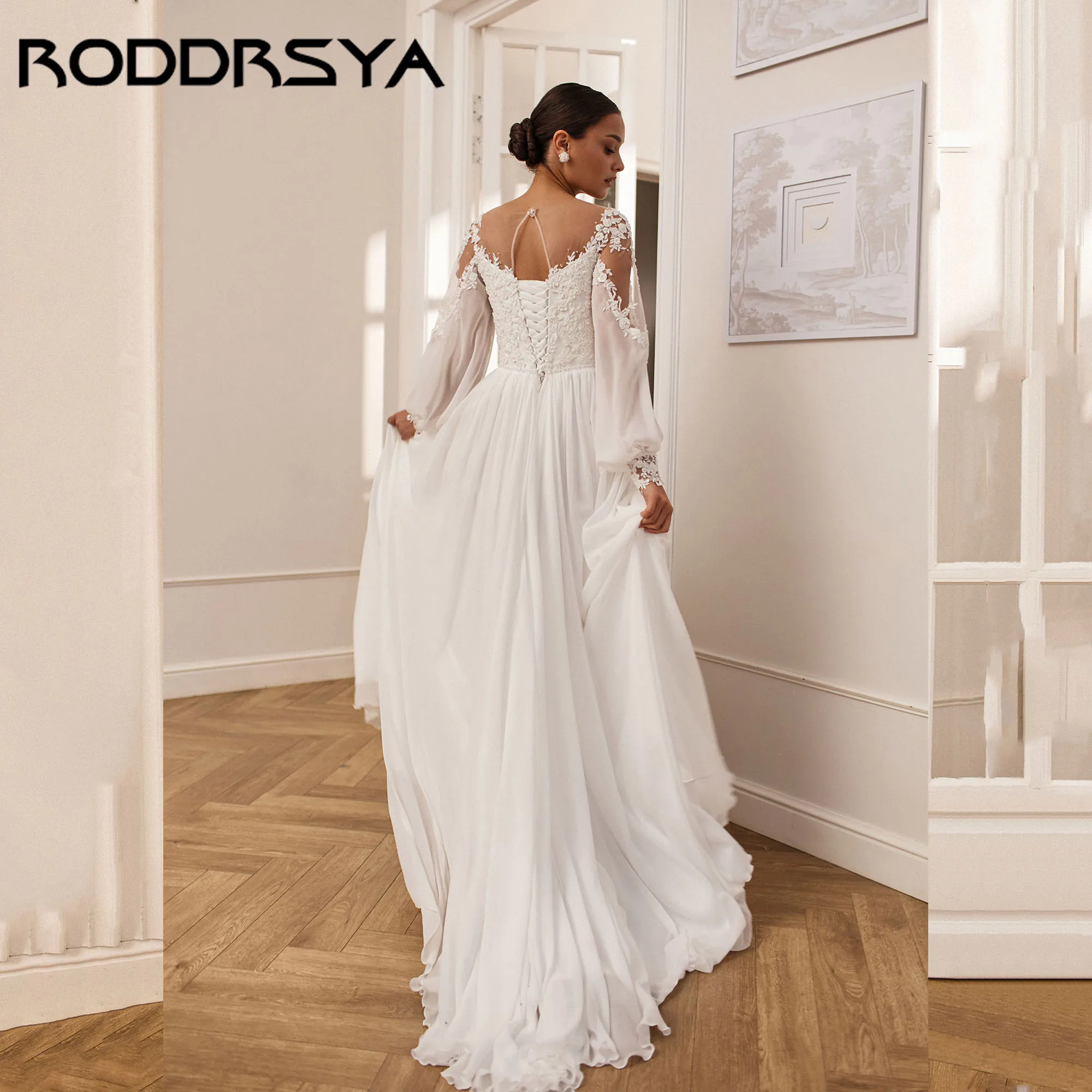 RODDRSYA шифоновые свадебные платья