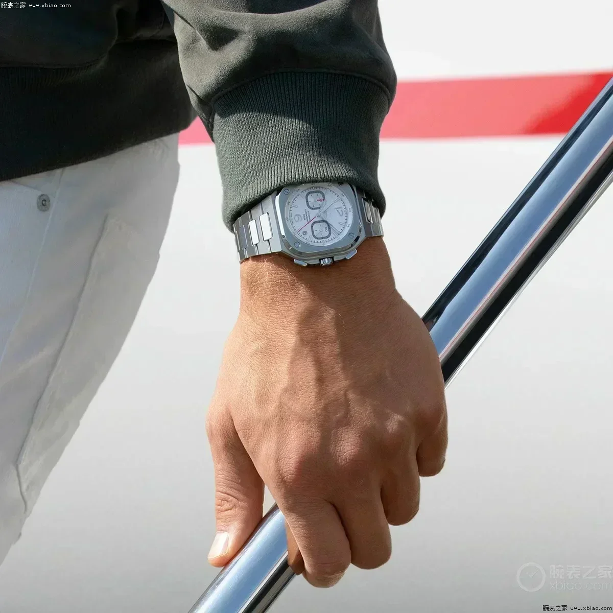 New Luxury Non Mechanical Business&Ross Brand Watch Automatic Date Stainless Steel Limited Edition Quartz Waterproof Men's Watch