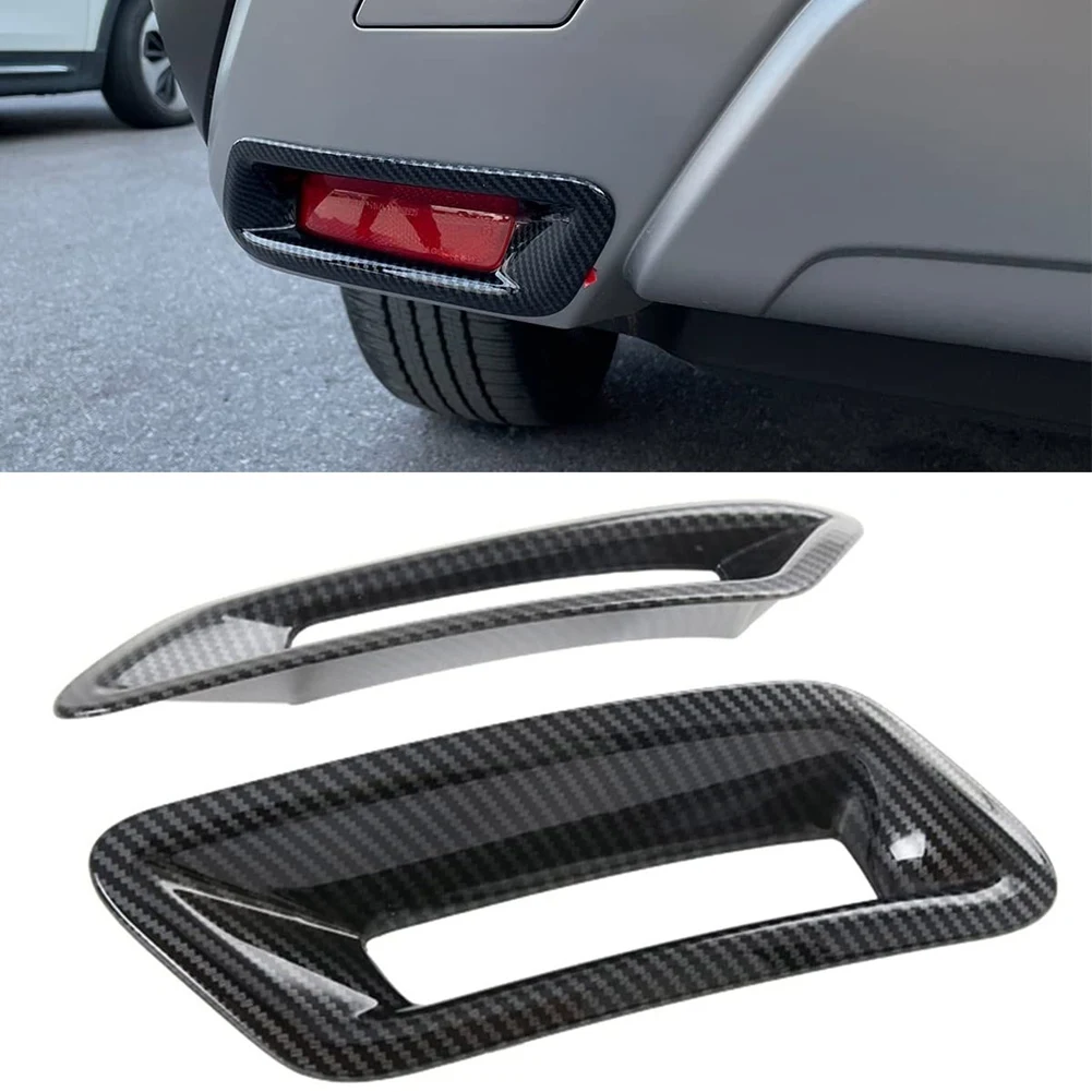 For Nissan X-Trail XTrail Rogue T33 2021 2022 Car Rear Fog Light Lamp Cover Trim Decorative Frame Sticker Accessories