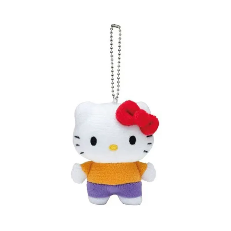 Sanrio Hello Kitty Pom Pom Purin Plush Toys Kawaii Keychain Cartoon Backpack Pendant Accessories Boys and Girls Birthday Gifts