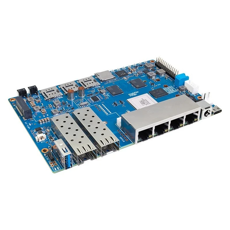 For Pi R4 Router Development Board, Onboard 4GB RAM Using MediaTek MT7988A