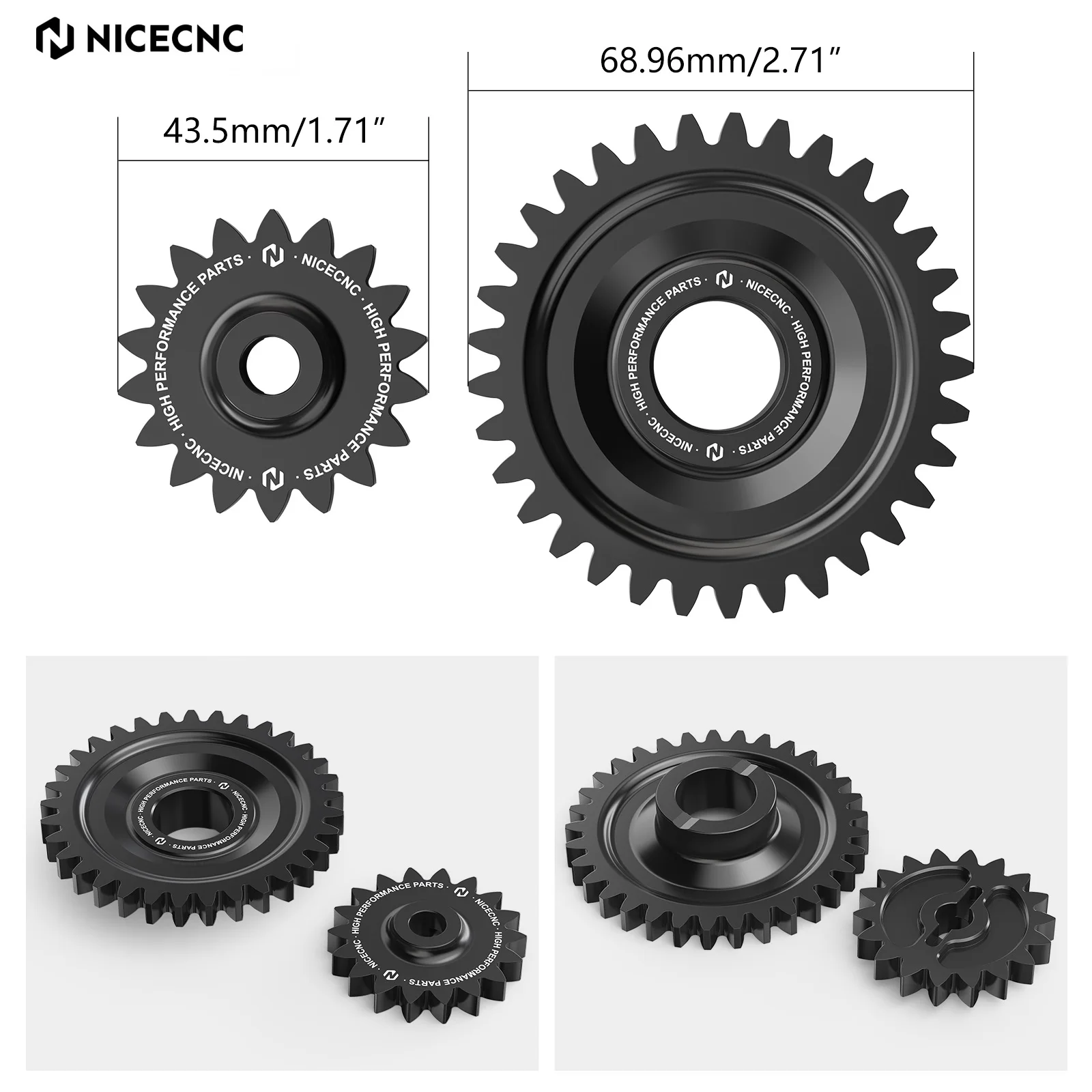 

NICECNC For KTM SXF 450 XC-F EXCF 500 450 2017-2022 2023 XCF-W 450 Husqvarna FE 501 FE 450 FC450 FX450 Oil Pump Idler Gears Kit