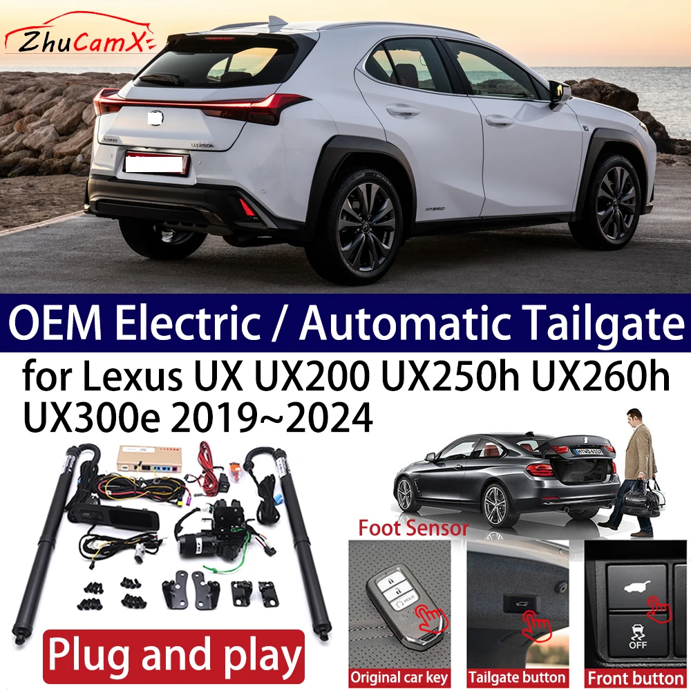

ZhuCamX for Lexus UX UX200 UX250h UX260h UX300e 2019~2024 Car Power Electric Automatic One-Click Smart Liftgate Tail Gate