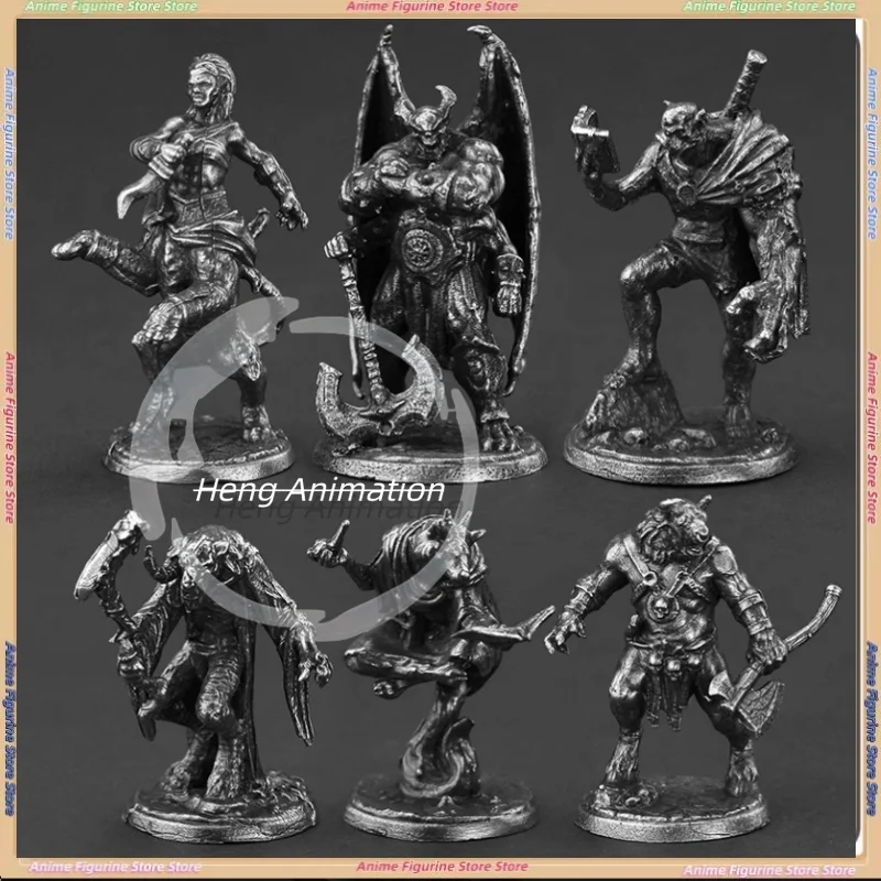 Figurki ze stopów metalu, potworów prymordalnych, figurki do gier planszowych, wstępnie pomalowane, kolekcjonerskie zabawki wojskowe